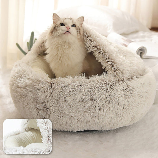 Cloofie™ – Plush Cave Bed for Cats (40% Off)