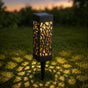 Glenmore – Solar Pathway Stake Lights with Mosaic Shadow Pattern