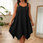 Marella – Flowy Sleeveless Sundress with Asymmetric Handkerchief Hem