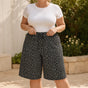 Wearbella – Retro Printed Wide-Leg Summer Shorts for Women