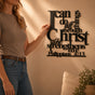 Graceline – Philippians 4:13 Layered Scripture Wall Art