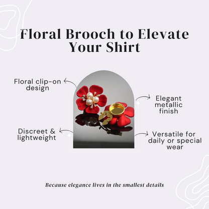 Petaline™ – Delicate Shirt Brooch Accent (35% Off)