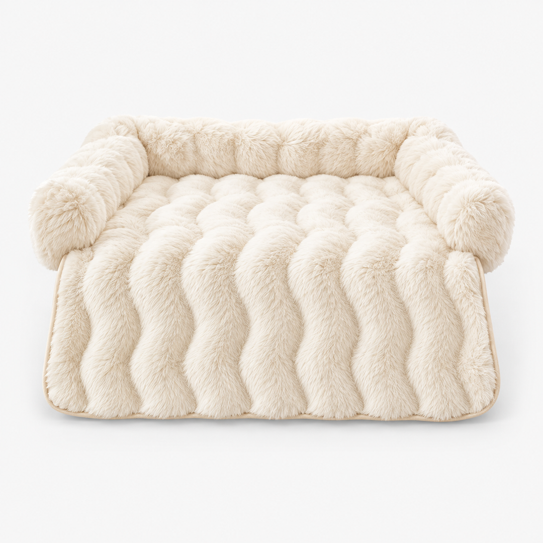 CozyHaven – Plush Bolster Sofa Pet Mat
