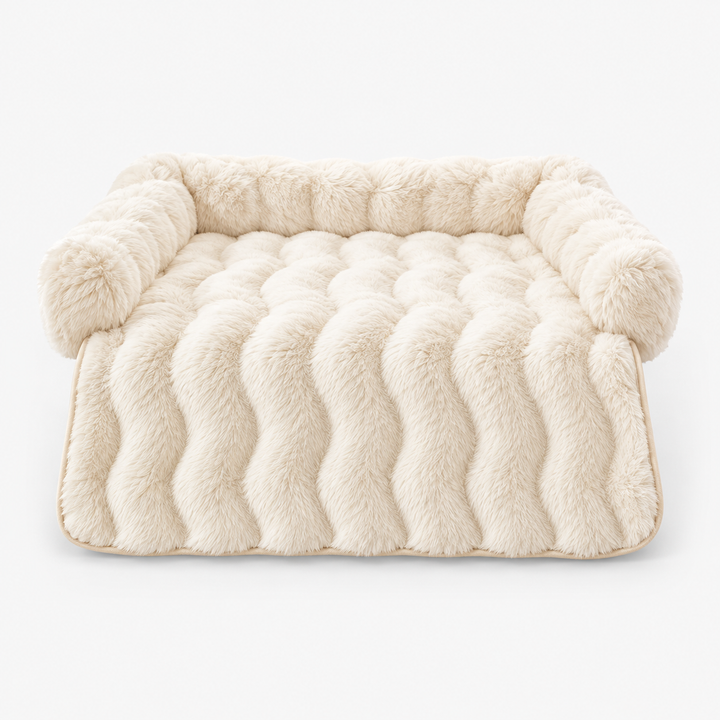 CozyHaven – Plush Bolster Sofa Pet Mat