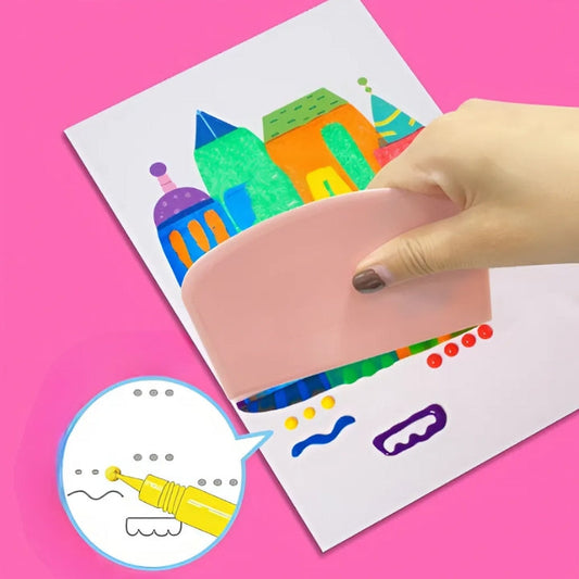 CraftWhirl™ - Colorful Scratch Painting Activity Kit
