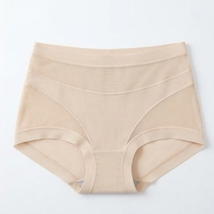 Nuvelle – Seamless High-Waist Mesh Panties