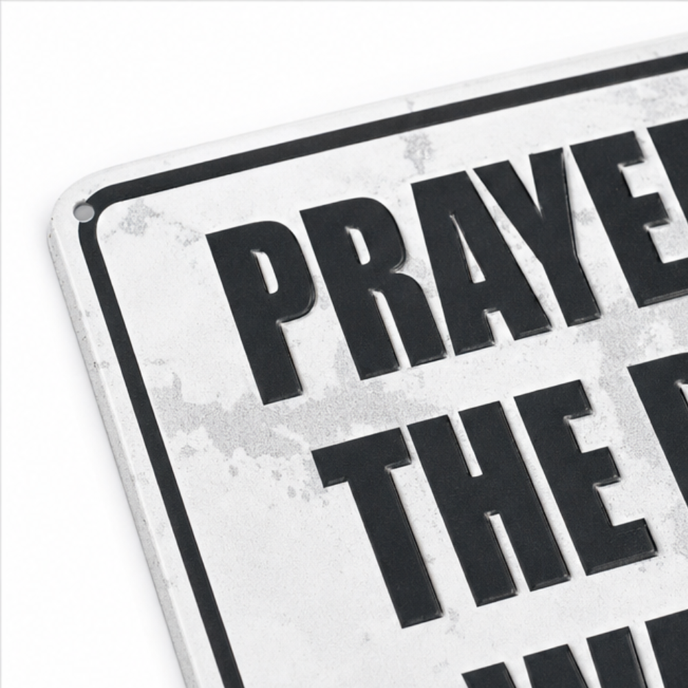 HolyGate™ – Funny Metal Warning Sign for Fence, Gate, Garage