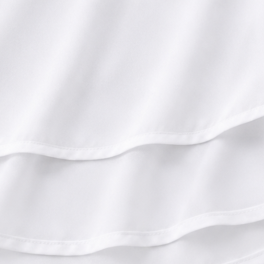 Layerly – Double-Layer Zip V-Neck Top