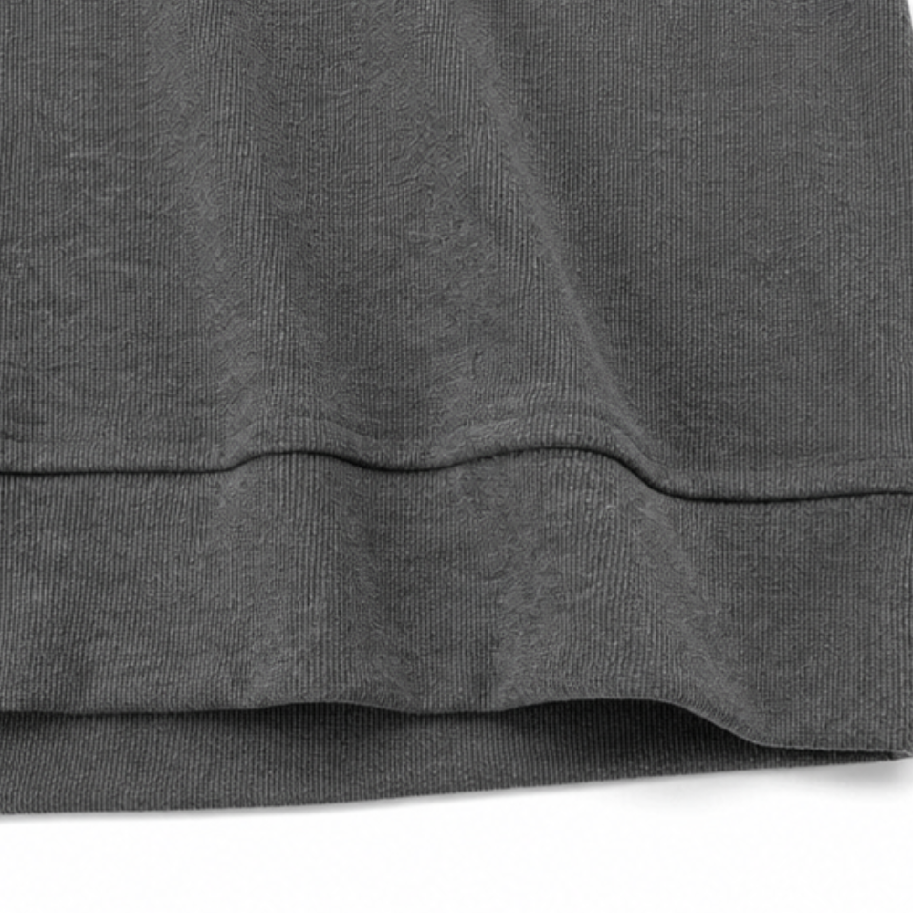 Wearbella – Waffle Knit Button Henley Hoodie