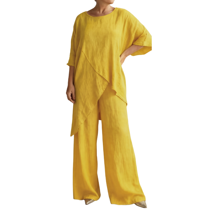 Sofienne – Asymmetrical Two Piece Set for Women