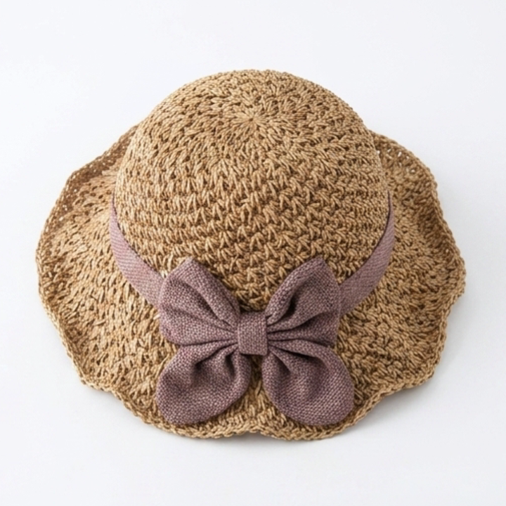 Bellabrim – Woven straw hat with bow detail