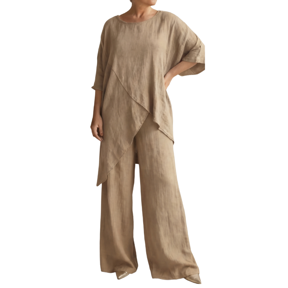 Sofienne – Asymmetrical Two Piece Set for Women