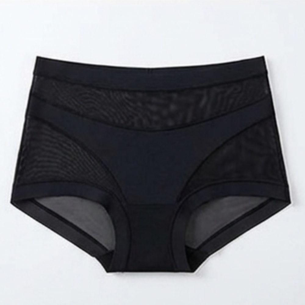 Nuvelle – Seamless High-Waist Mesh Panties