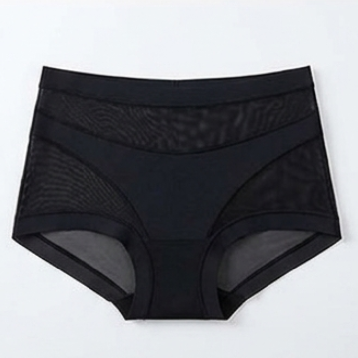 Nuvelle – Seamless High-Waist Mesh Panties