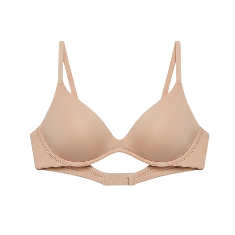 Veluna - Soft Double Layer Plunge Bra