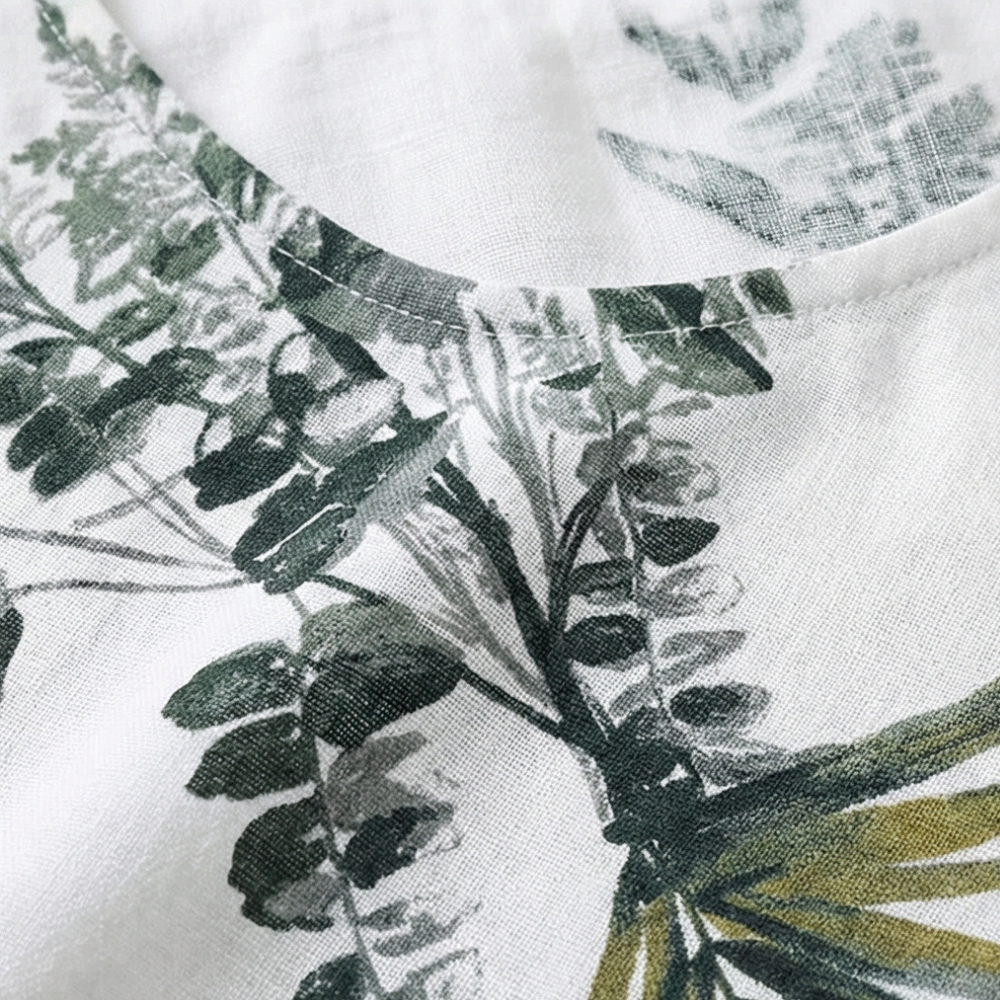 Floressa™ Botanical Print Cotton Pocket Dress