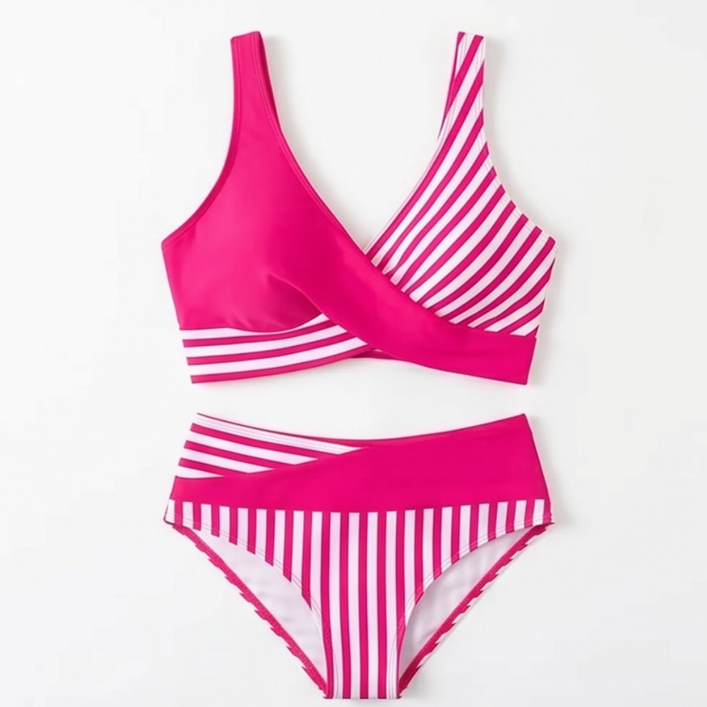 Marivelle – Women's Wrap-Front High-Waisted Bikini