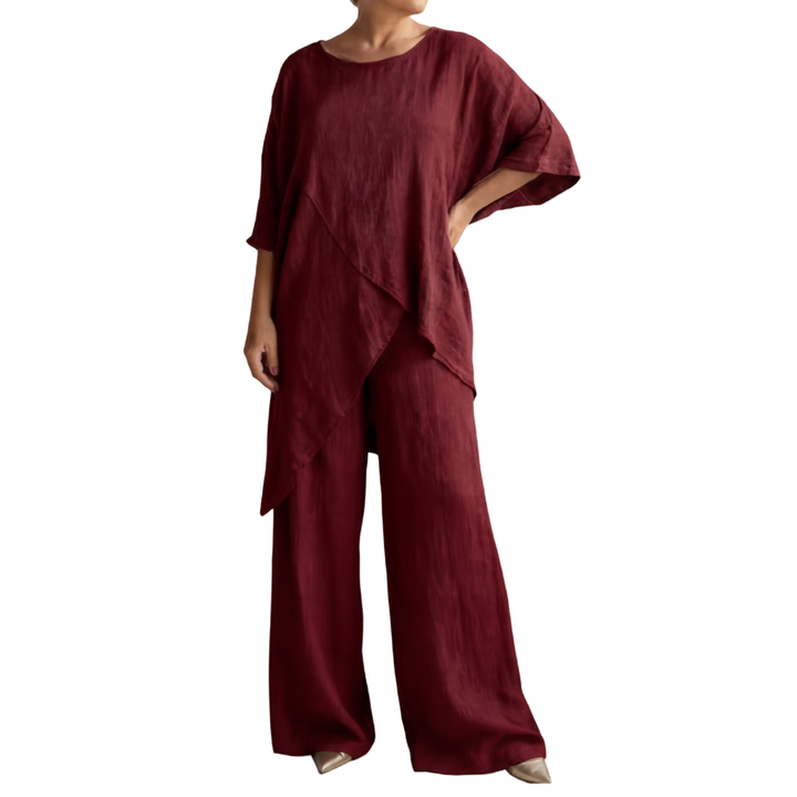 Sofienne – Asymmetrical Two Piece Set for Women