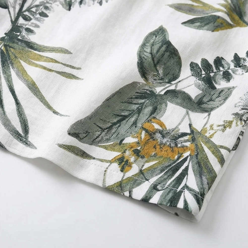 Floressa™ Botanical Print Cotton Pocket Dress