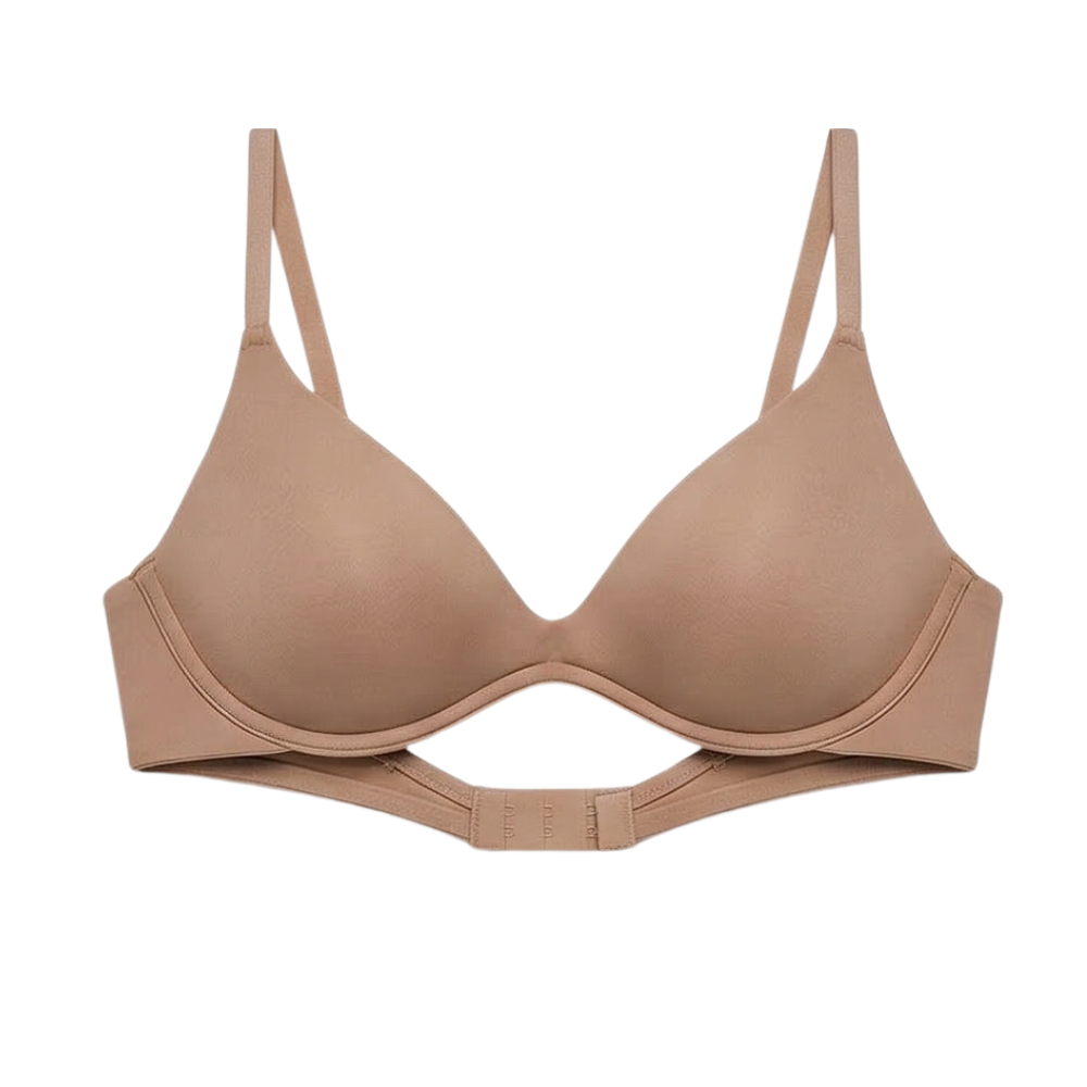 Veluna - Soft Double Layer Plunge Bra