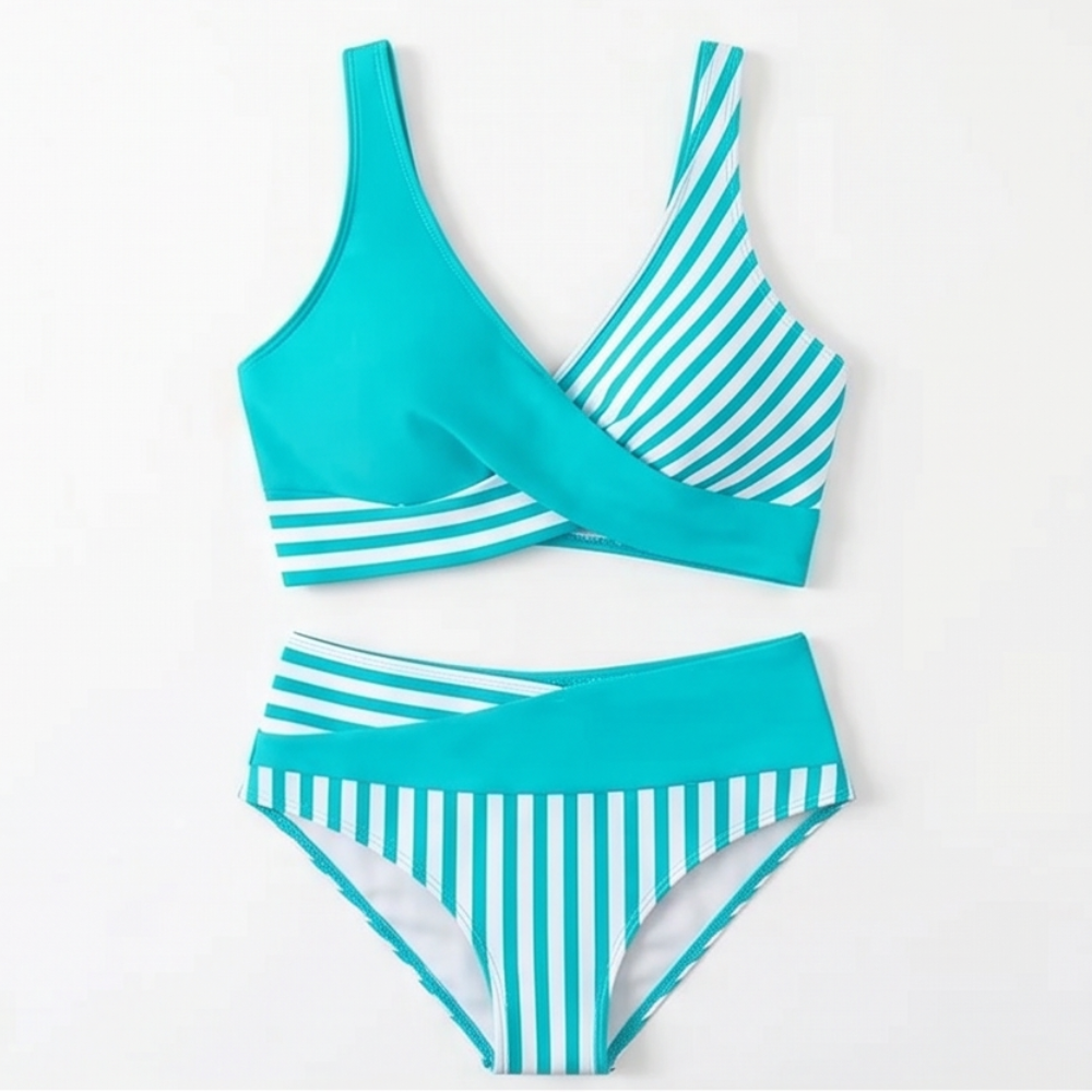Marivelle – Women's Wrap-Front High-Waisted Bikini