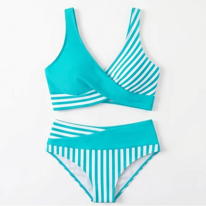 Marivelle – Women's Wrap-Front High-Waisted Bikini