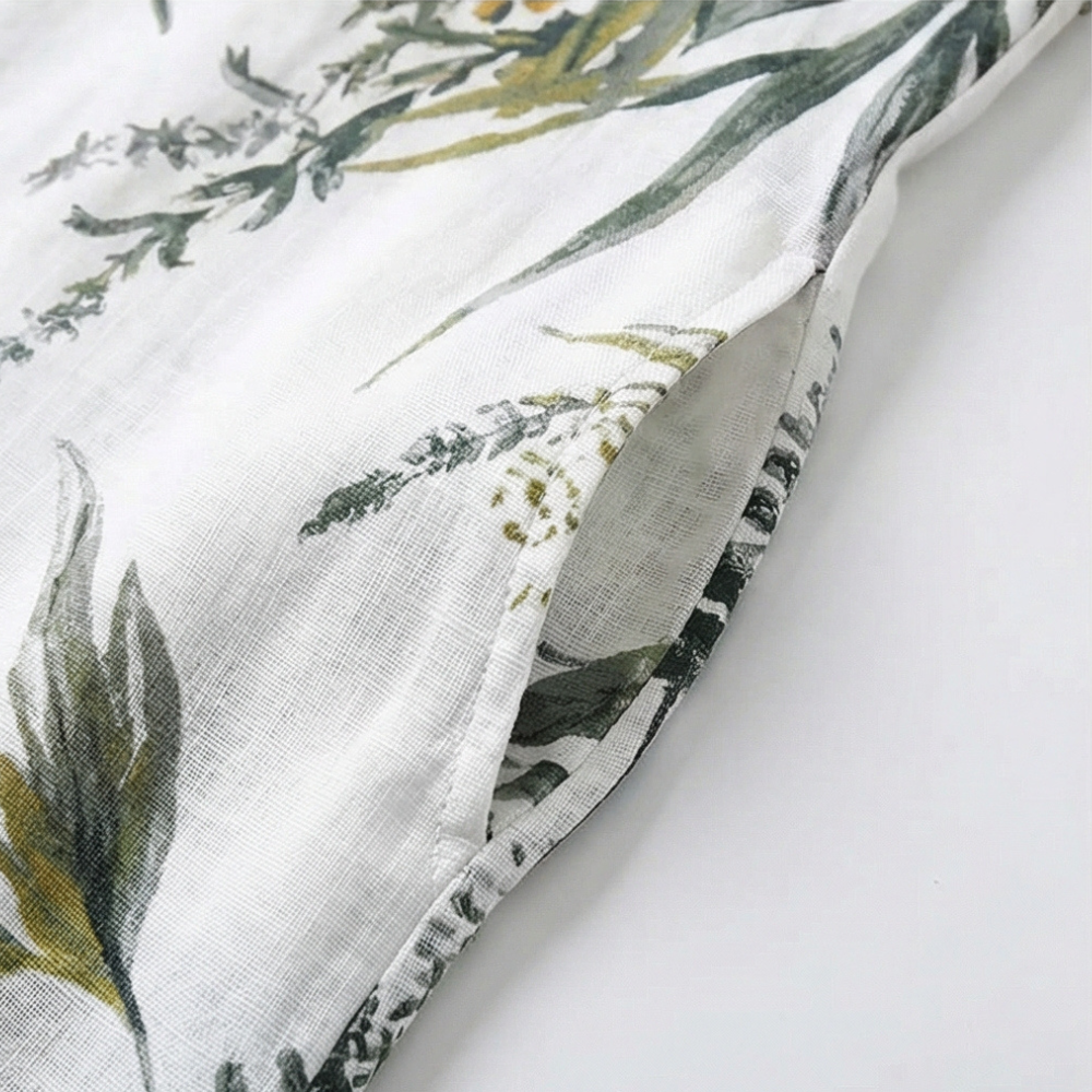 Floressa™ Botanical Print Cotton Pocket Dress
