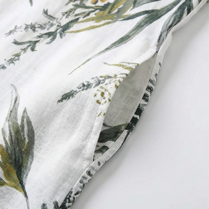 Floressa™ Botanical Print Cotton Pocket Dress