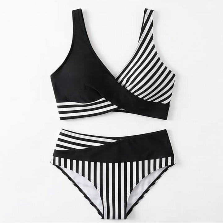 Marivelle – Women's Wrap-Front High-Waisted Bikini