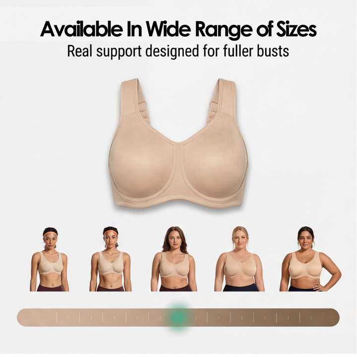 Veluna – Women's Outside Wire High-Impact Sports Bra