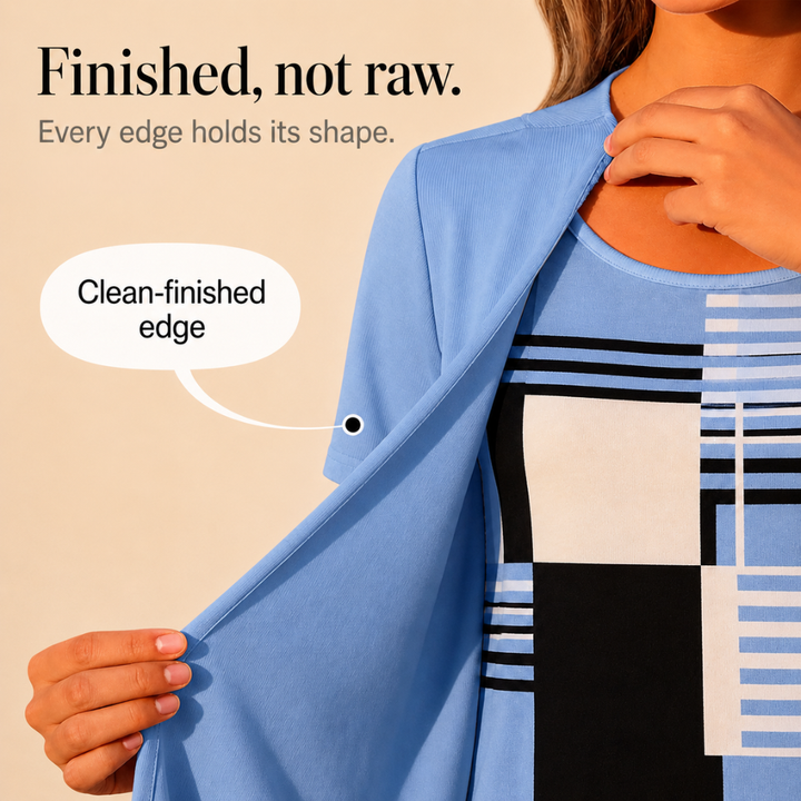 Wearbella – Color-Block Layered-Look Top