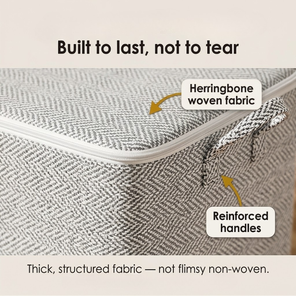 Tidara™ – Large Capacity Storage Bag for Blankets and Quilts