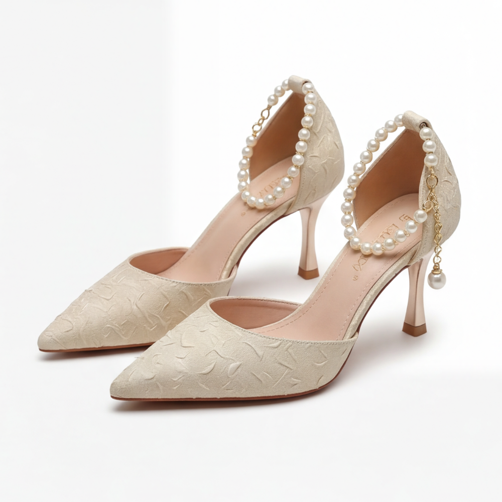 Lusoire – Glossy D'Orsay Stiletto Heels for Women