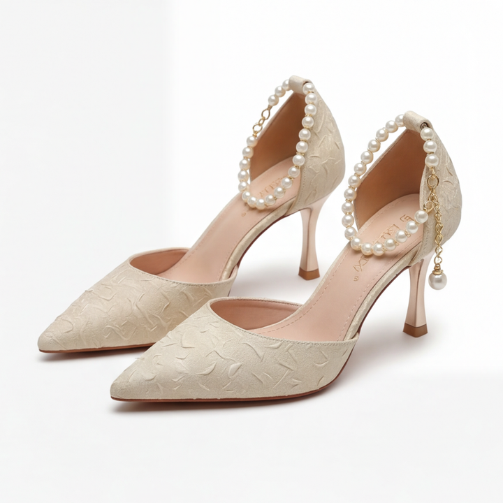 Lusoire – Glossy D'Orsay Stiletto Heels for Women