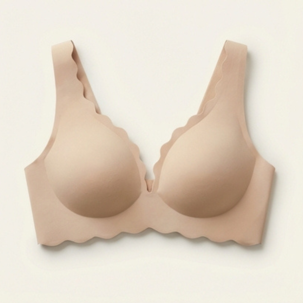 Veluna – Women's Deep V Wireless Lift Bra