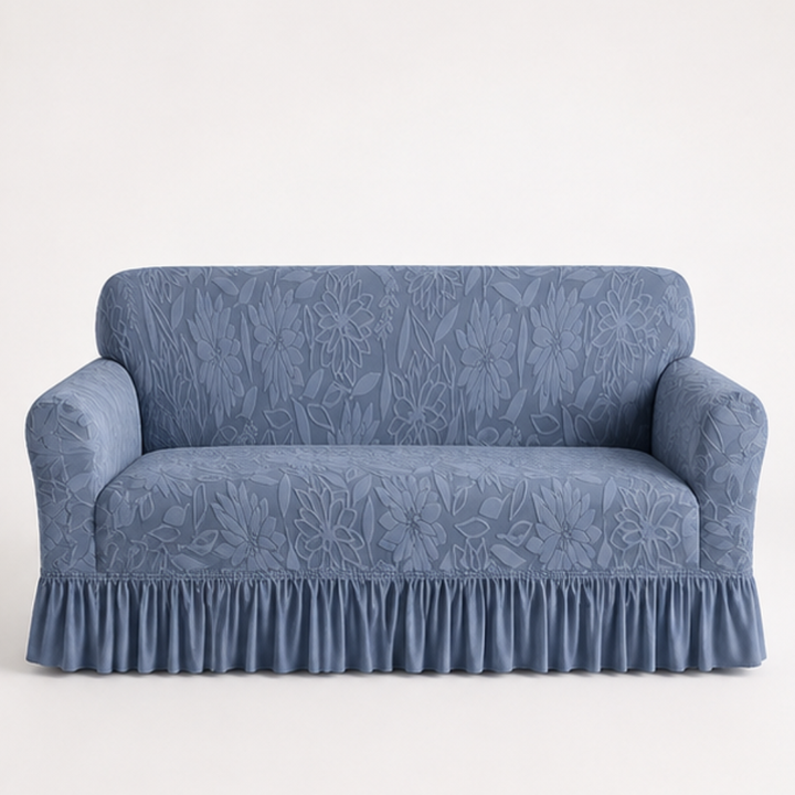 Snugstay – Non-Slip Jacquard Ruffle Skirt Sofa Cover