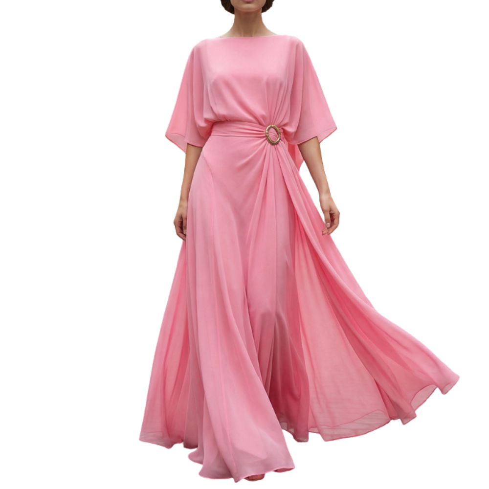 Velaire – Cape Sleeve Top and Wrap Pants Set for Women
