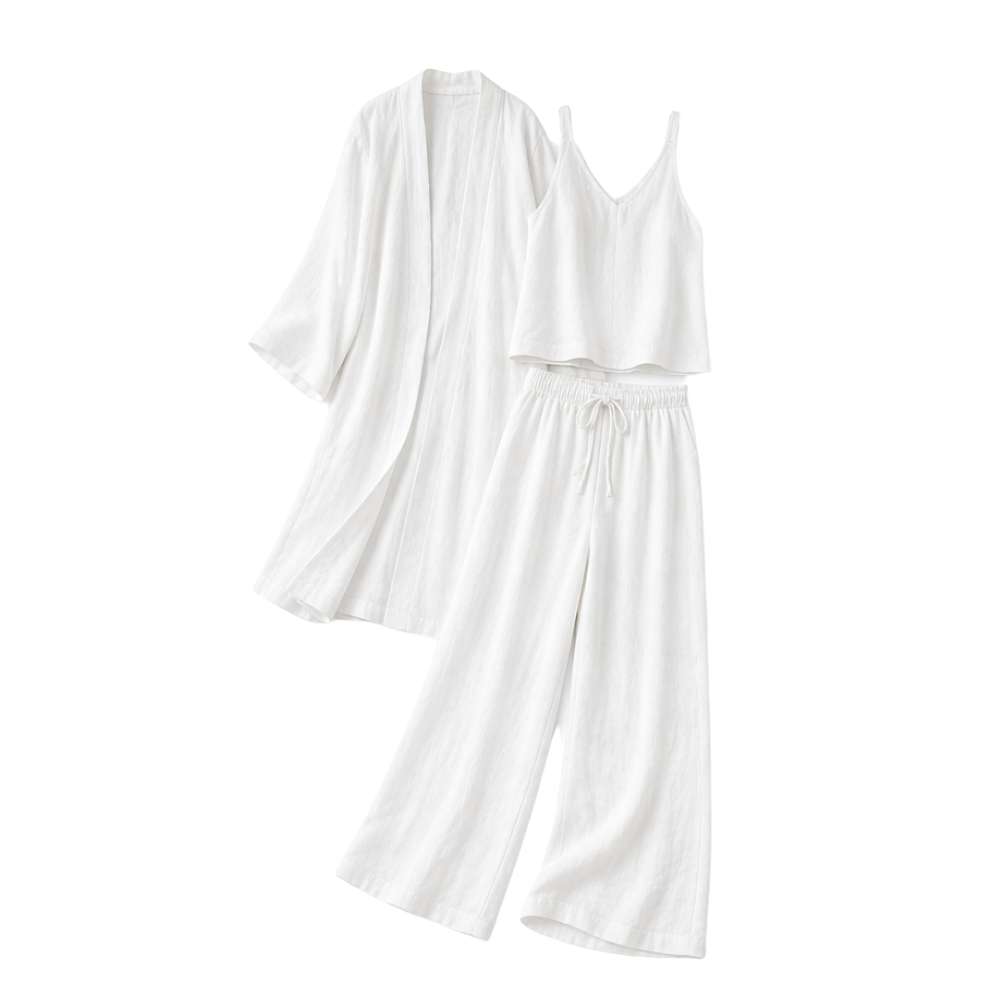Eloria – Women's Elegant 3-Piece Loungewear Set