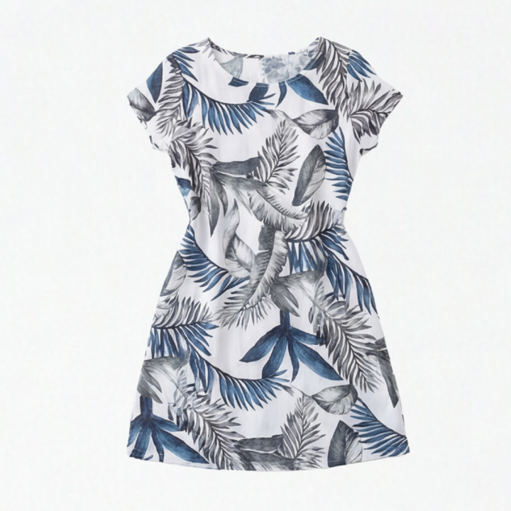 Floressa™ Botanical Print Cotton Pocket Dress