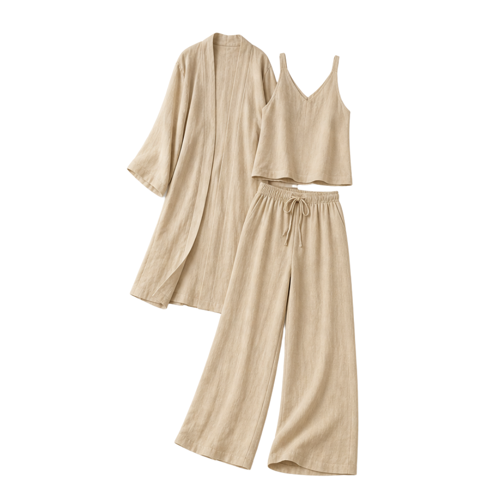 Eloria – Women's Elegant 3-Piece Loungewear Set