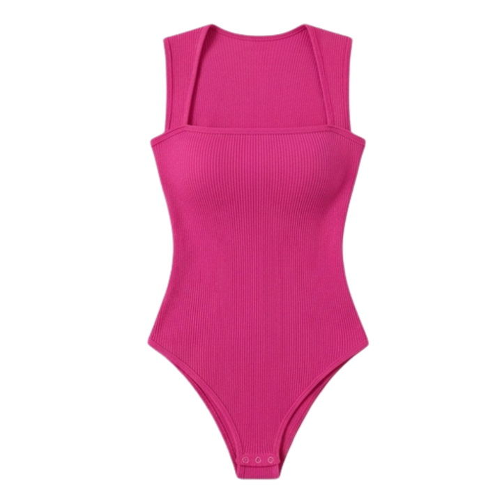 Snatella – Snatched Square Neck Bodysuit for Everyday Layering