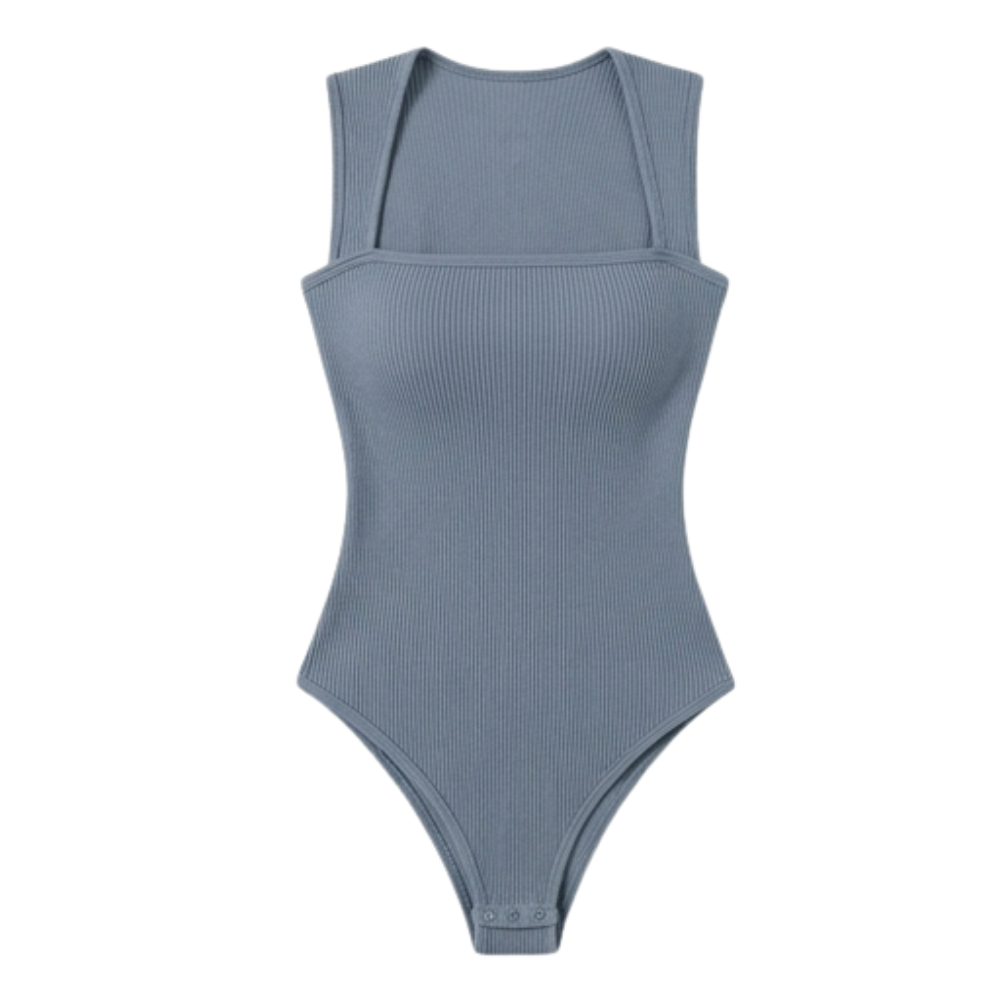 Snatella – Snatched Square Neck Bodysuit for Everyday Layering