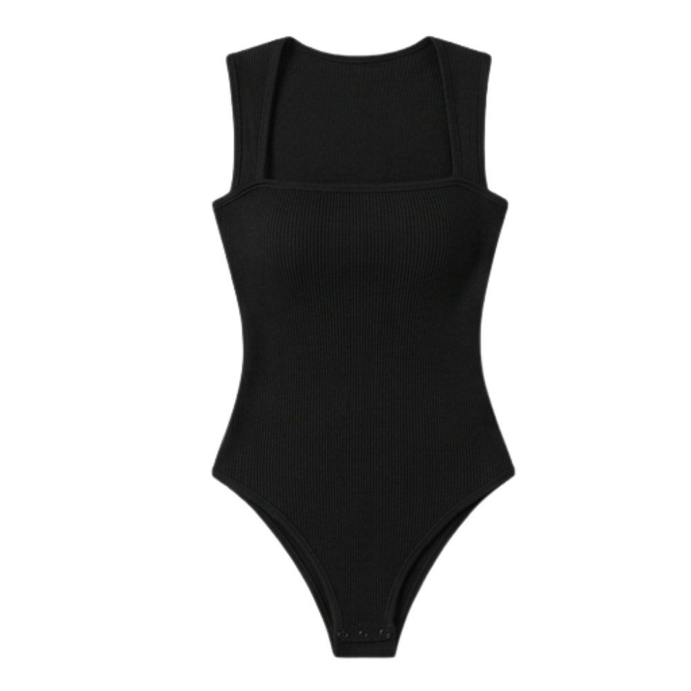 Snatella – Snatched Square Neck Bodysuit for Everyday Layering