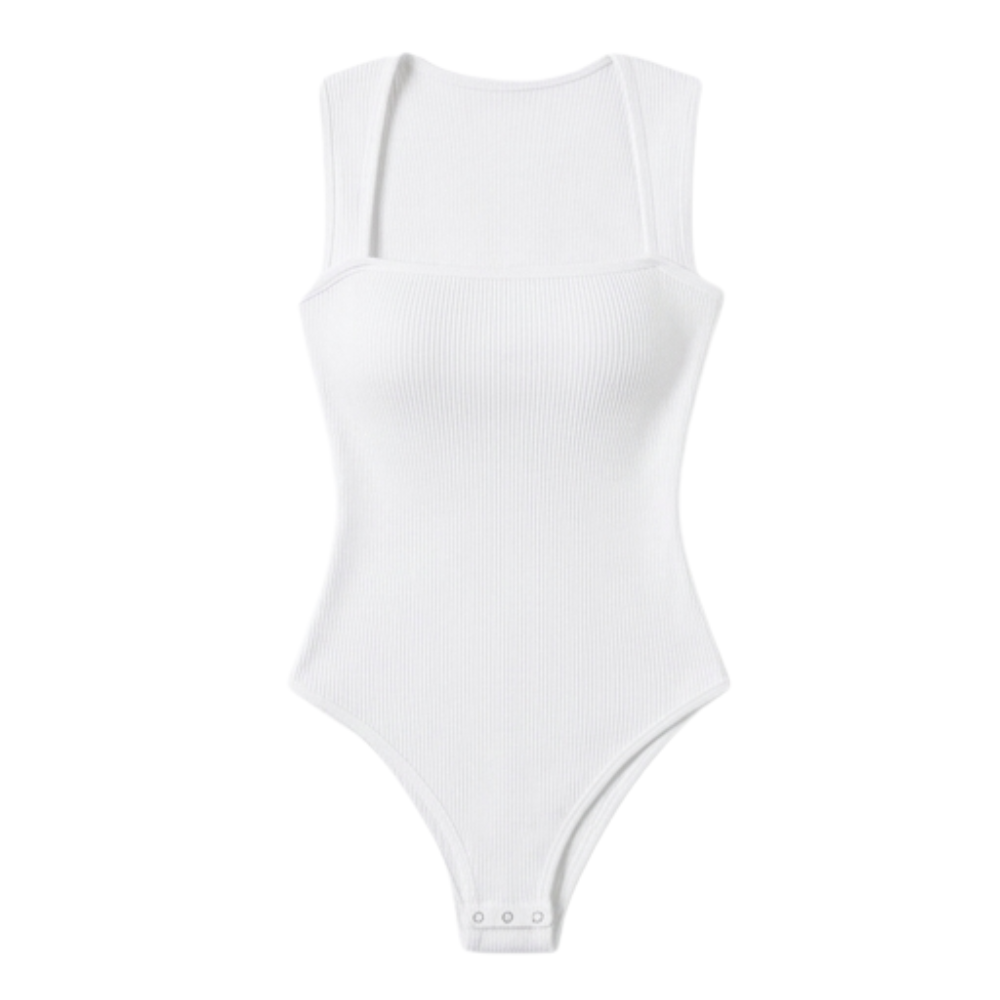 Snatella – Snatched Square Neck Bodysuit for Everyday Layering