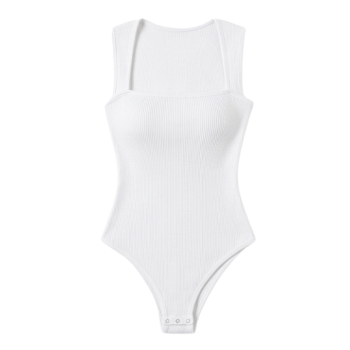 Snatella – Snatched Square Neck Bodysuit for Everyday Layering