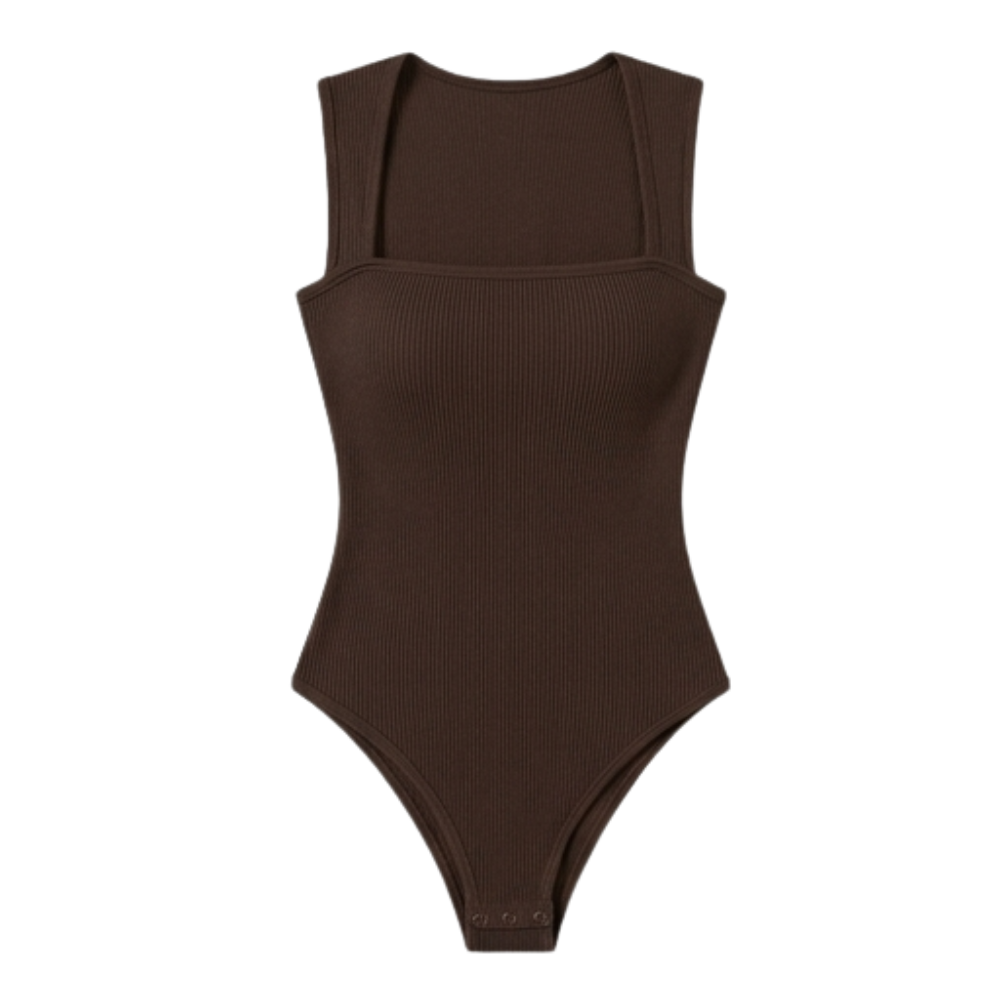 Snatella – Snatched Square Neck Bodysuit for Everyday Layering
