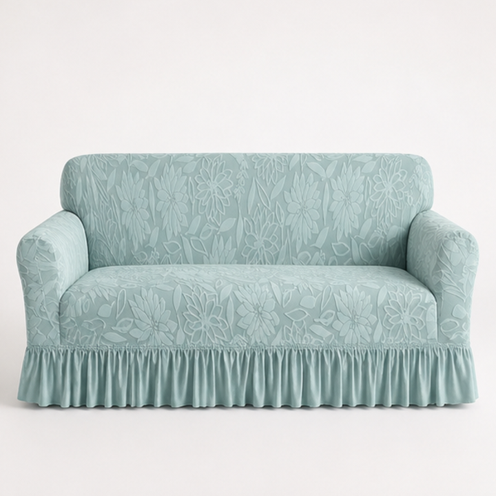 Snugstay – Non-Slip Jacquard Ruffle Skirt Sofa Cover