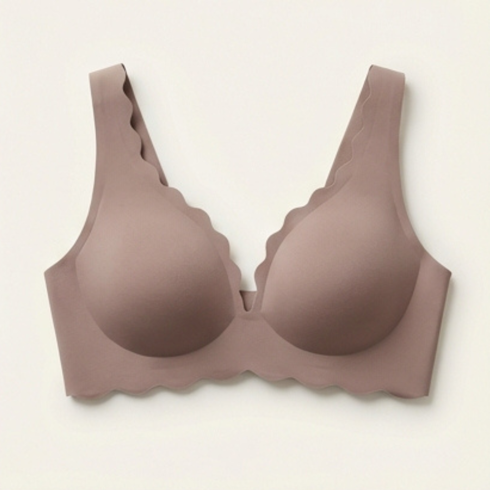 Veluna – Women's Deep V Wireless Lift Bra