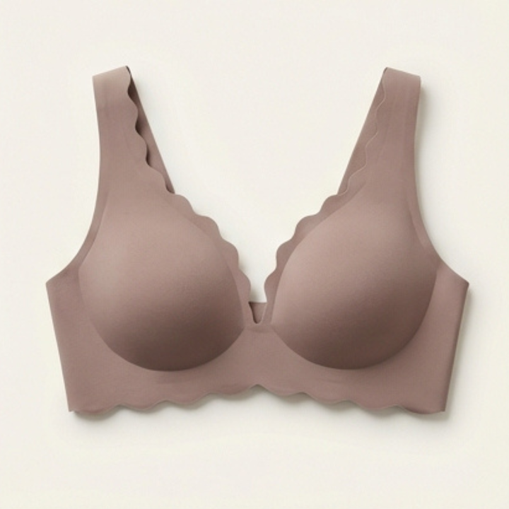 Veluna – Women's Deep V Wireless Lift Bra