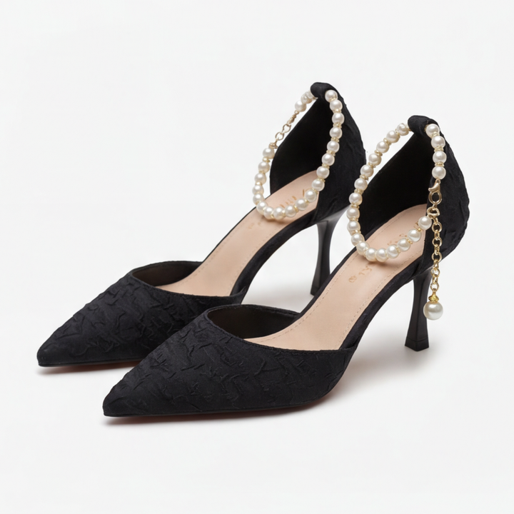 Lusoire – Glossy D'Orsay Stiletto Heels for Women
